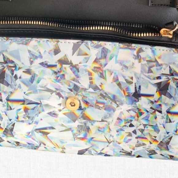 Betsey Johnson Prism Kaleidoscope Crossbody Wallet Bag Purse NWOT - Picture 11 of 11